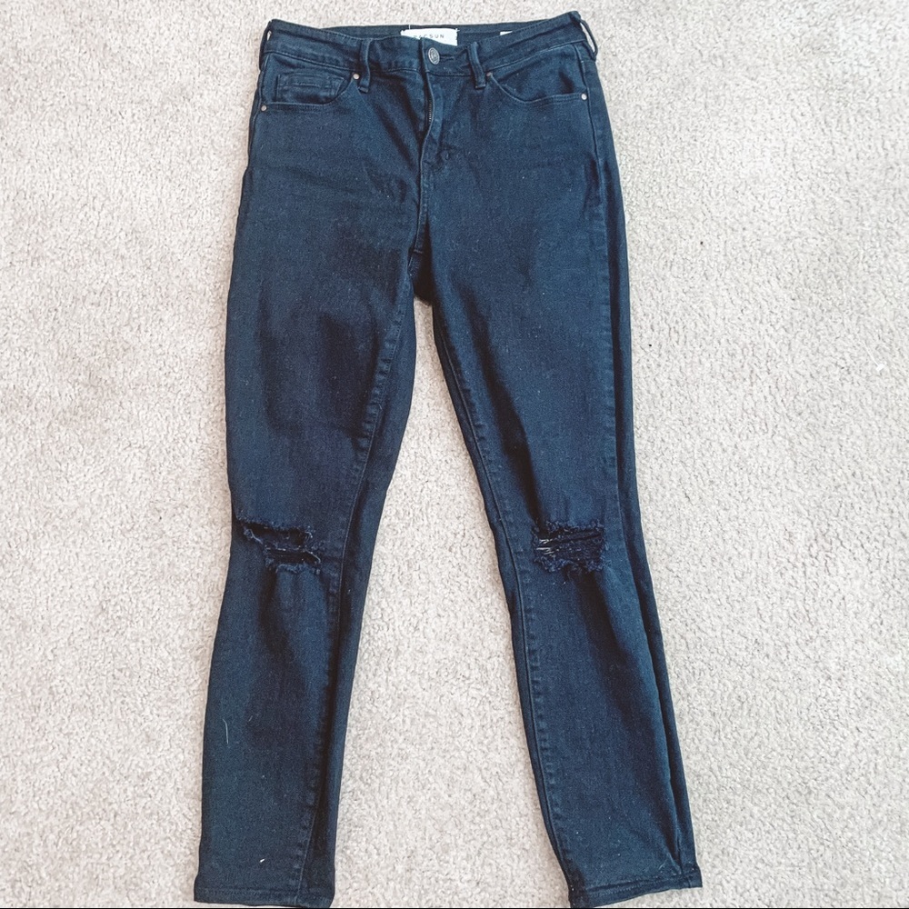 Pacsun high-rise skinniest ankle black jeans